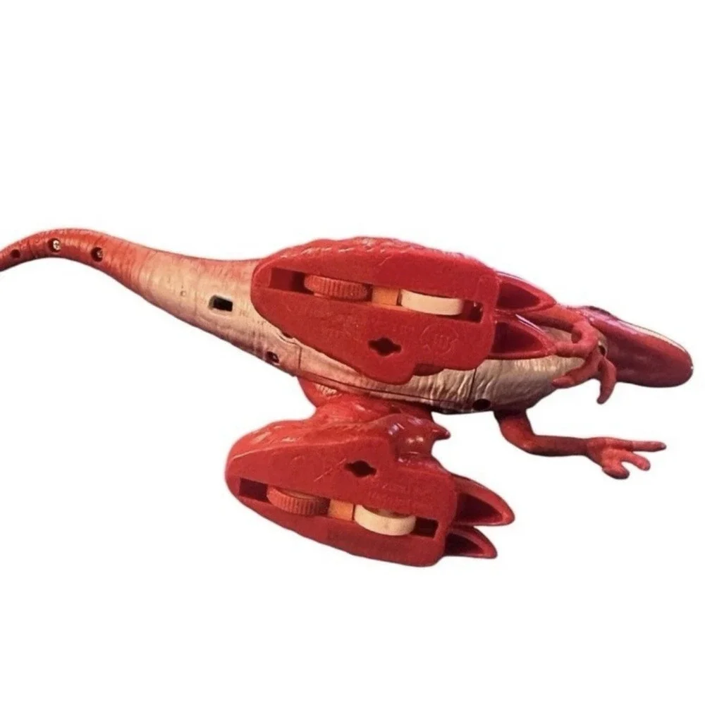 Robo Red Dinosaur Toy Figure Velociraptor Zuru Walking Action Jurassic 11” x 6”